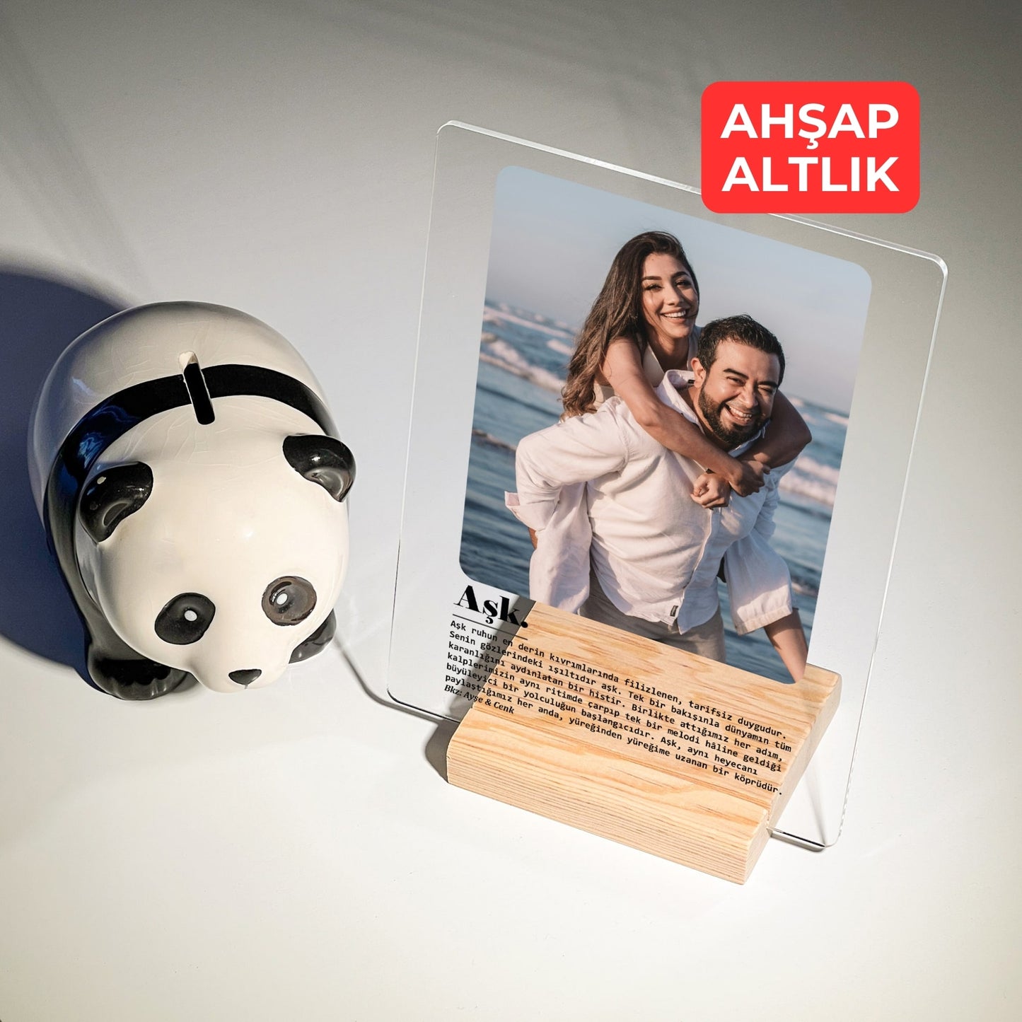 Kişiye Özel Aşk Temalı Akrilik Tablo