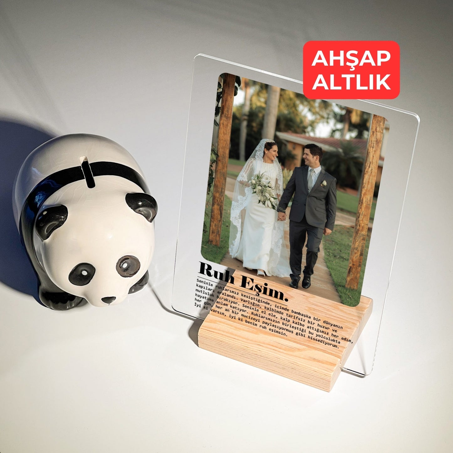 Kişiye Özel Ruh Eşim Akrilik Tablo