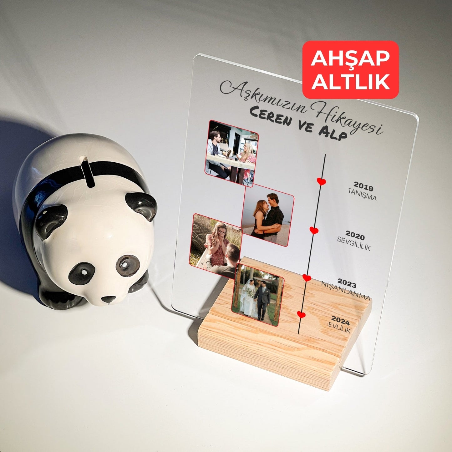 Kişiye Özel Aşk Yolculuğu Akrilik Tablo