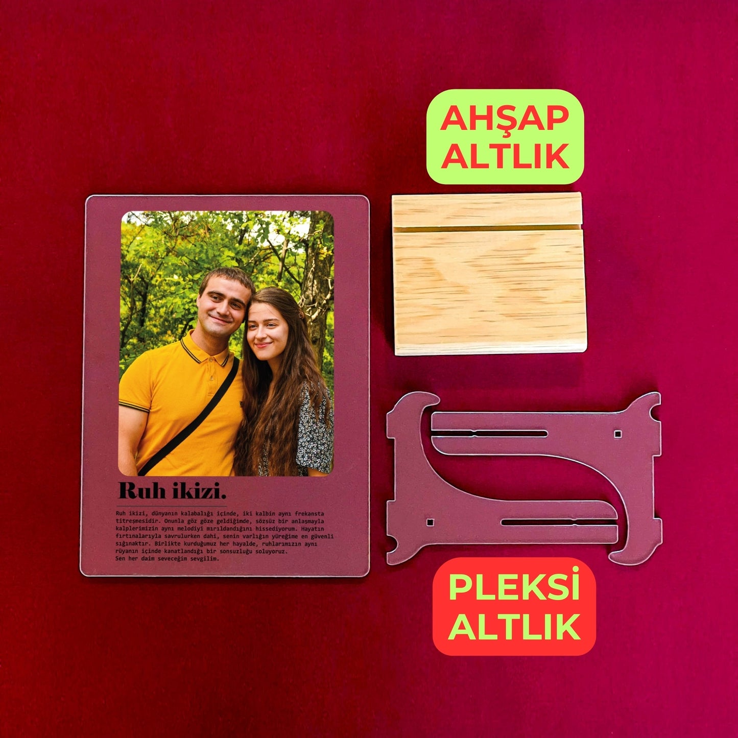 Kişiye Özel Ruh İkizi Akrilik Tablo