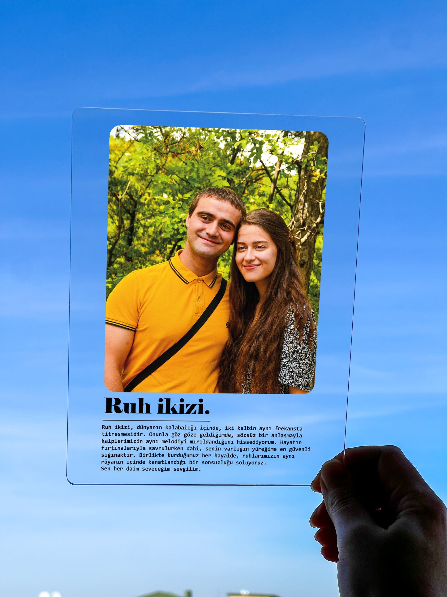 Kişiye Özel Ruh İkizi Akrilik Tablo